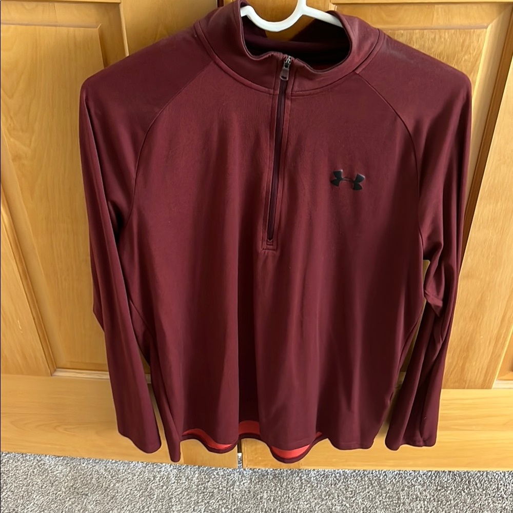 Under Armour Maroon Long Sleeve Pullover